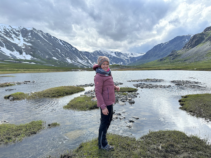 Glacial lake in the Altai Mountains
