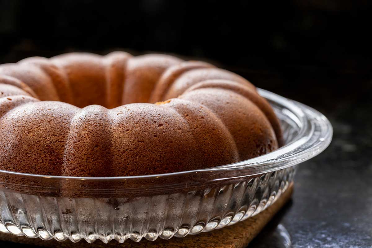 Bahamian rum cake.