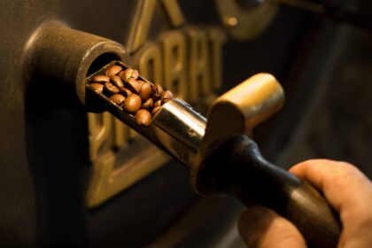 Coffee beans.