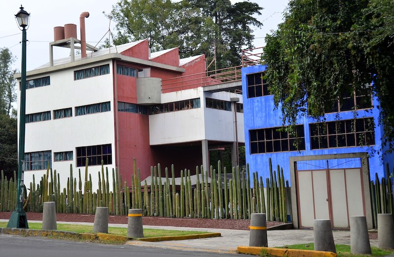Diego Rivera and Frida Kahlo House Studio Museum in Mexico City