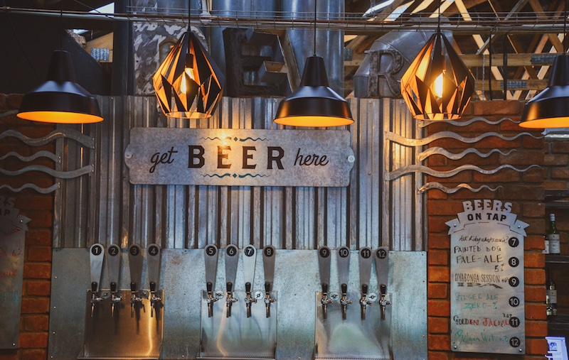 taps at river brewing co zimbabwe