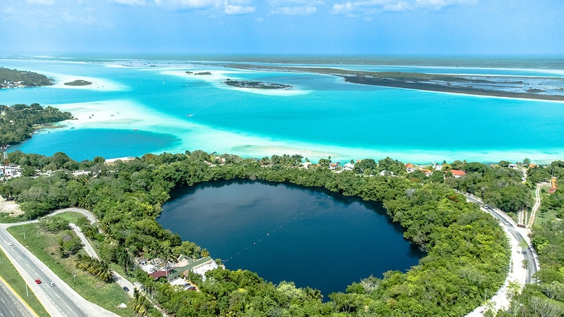 exploring ecotourism in Mexico at Bacalar Lagoon