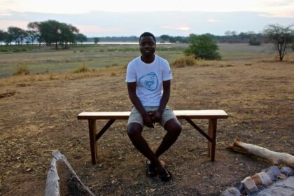 Emmanuel Nkhata at Vwaza Wildlife Game Reserve in Malawi
