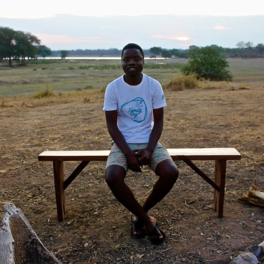 Emmanuel Nkhata at Vwaza Wildlife Game Reserve in Malawi