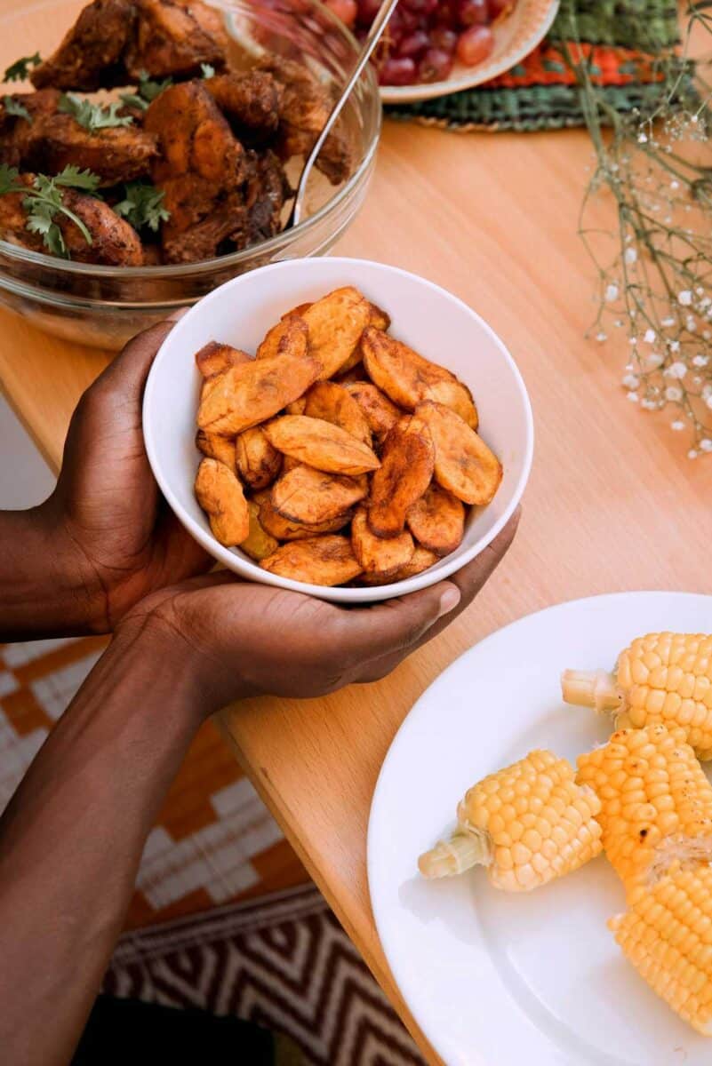 Sweet fried plantain.