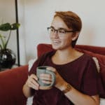 Gabi Kavanaugh female coffee roaster