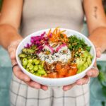 Vegan bowl at Happy Maki Brighton.