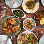 a variety of dishes offered to guests enjoying the NYC tasting menu at Hearth Restaurant