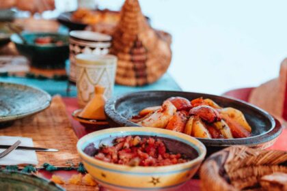 Moroccan dishes