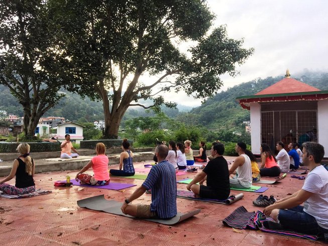 people enjoy a hiking and yoga retreat in Kathmandu Valley, Nepal