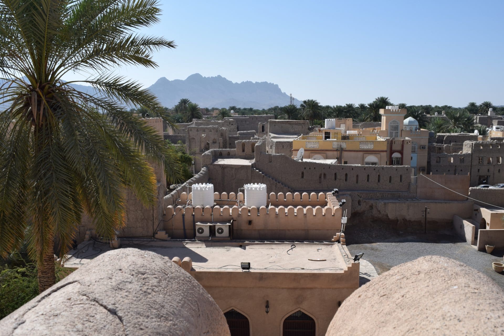 Views from Nizwa Fort to show Islamic Culture