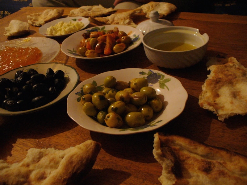 olives and jam