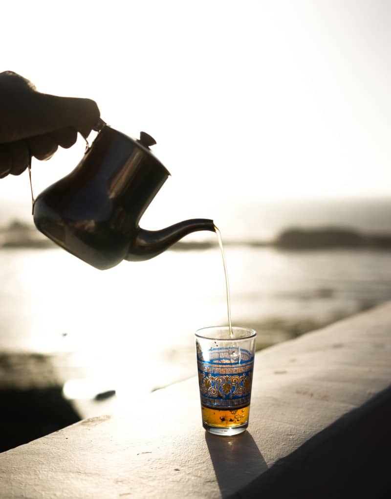 Moroccan mint tea