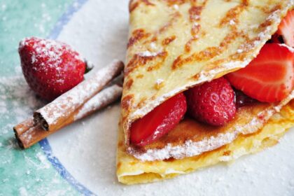 strawberry crepes