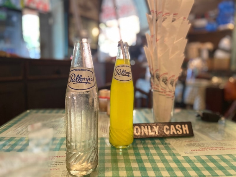 Paris food pairs well with a Pallonji soda