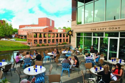 The Lazy Goat Patio. Photo courtesy of the Lazy Goat.
