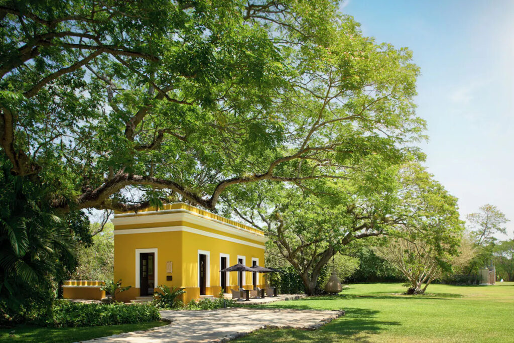 vegan restaurant at the Chablé Resort & Spa in Mexico