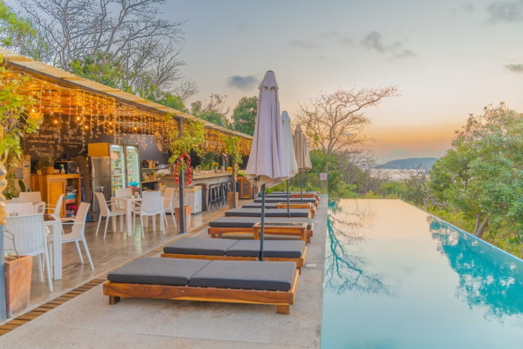 vegan restaurant at Casa Mauna Boutique Hotel in Mexico