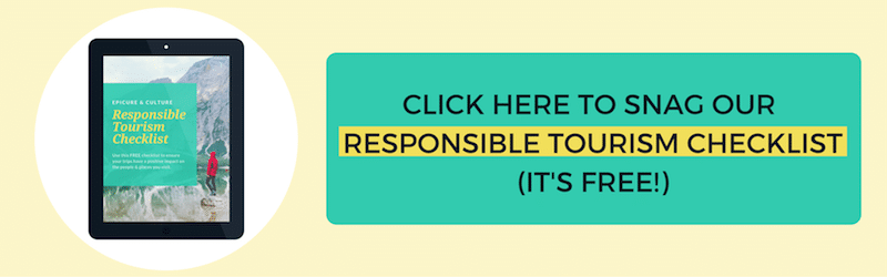 responsible tourism checklist